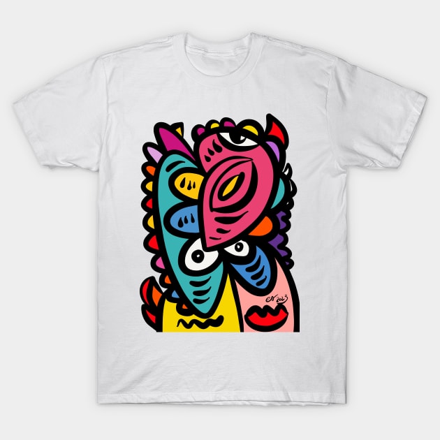 Colorful Graffiti Cool Creature T-Shirt by signorino